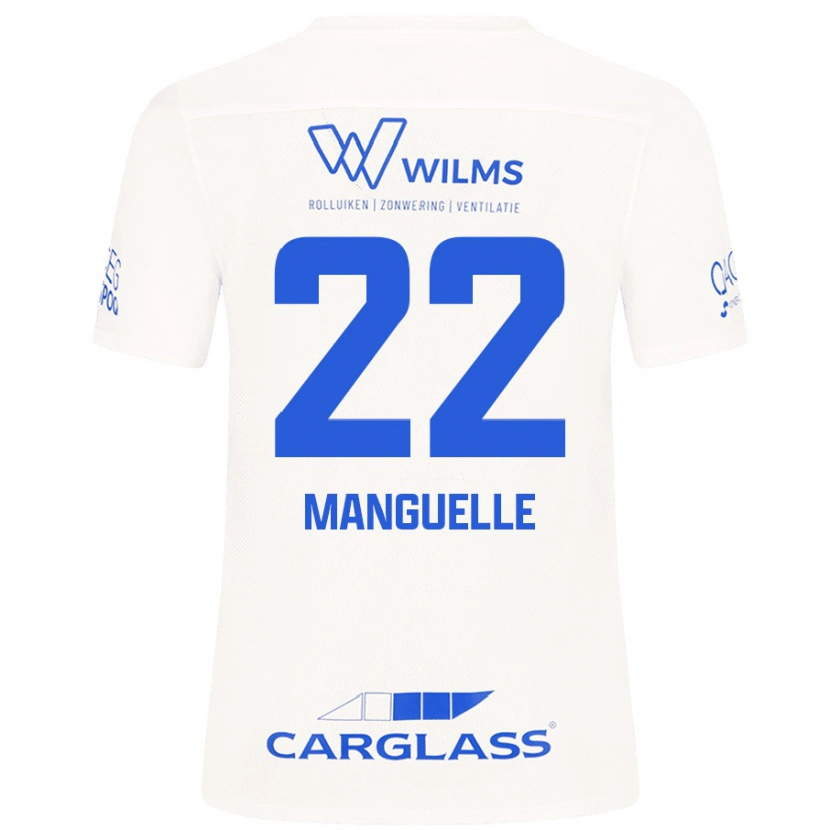 Danxen Femme Maillot Brad Manguelle #22 Blanc Tenues Extérieur 2024/25 T-Shirt