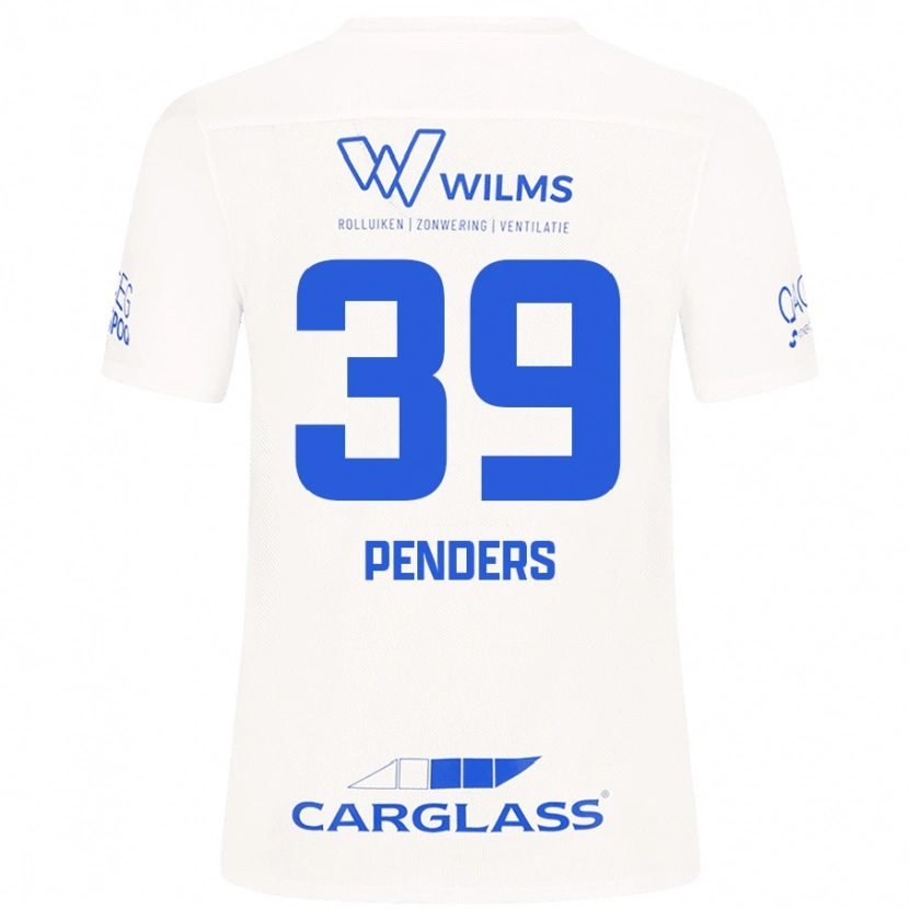 Danxen Femme Maillot Mike Penders #39 Blanc Tenues Extérieur 2024/25 T-Shirt