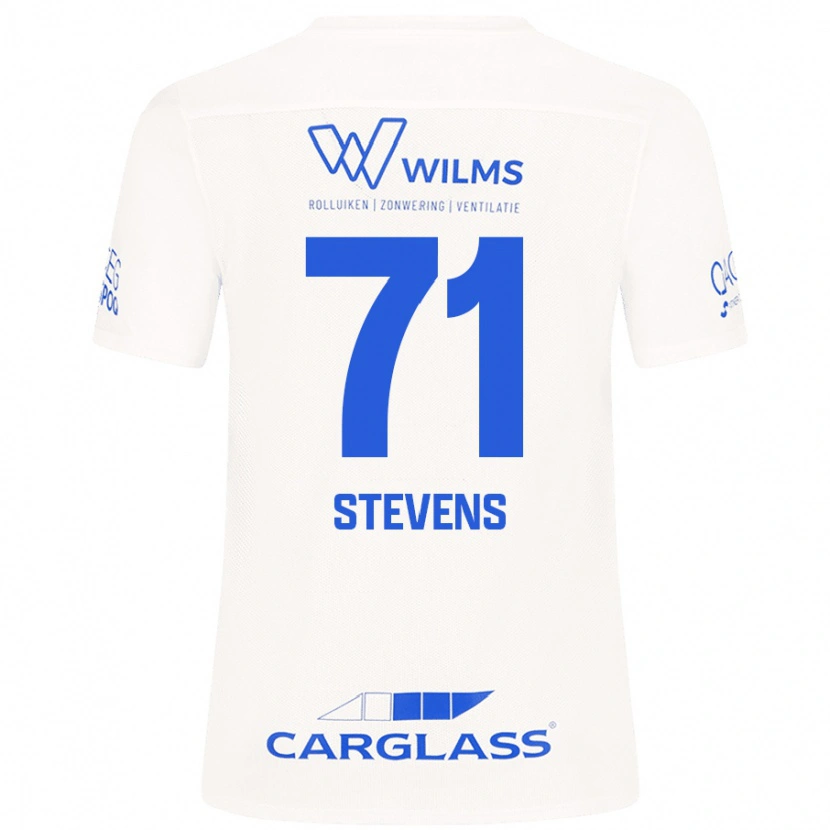 Danxen Femme Maillot Brent Stevens #71 Blanc Tenues Extérieur 2024/25 T-Shirt