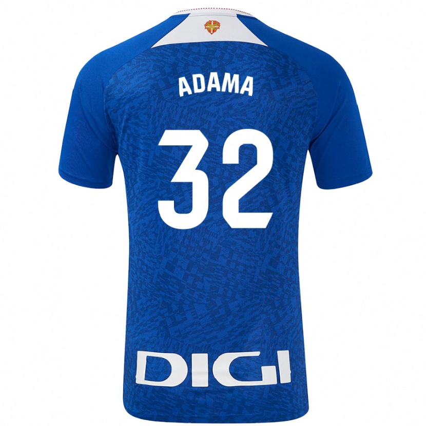 Danxen Enfant Maillot Adama Boiro #32 Bleu Roi Tenues Extérieur 2024/25 T-Shirt