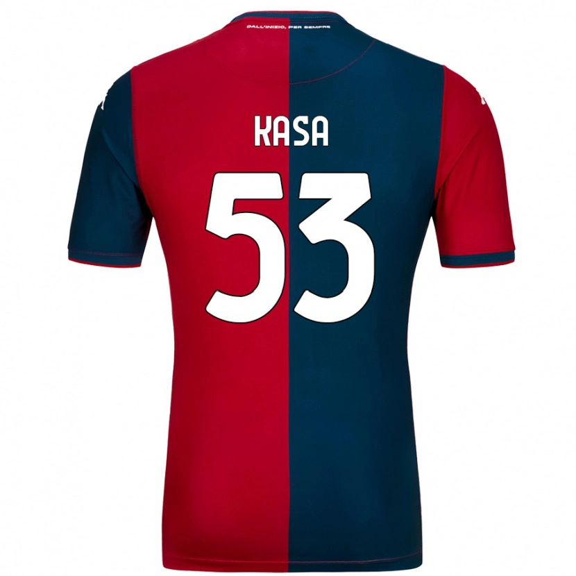 Danxen Femme Maillot Lior Kasa #53 Rouge Bleu Foncé Tenues Domicile 2024/25 T-Shirt